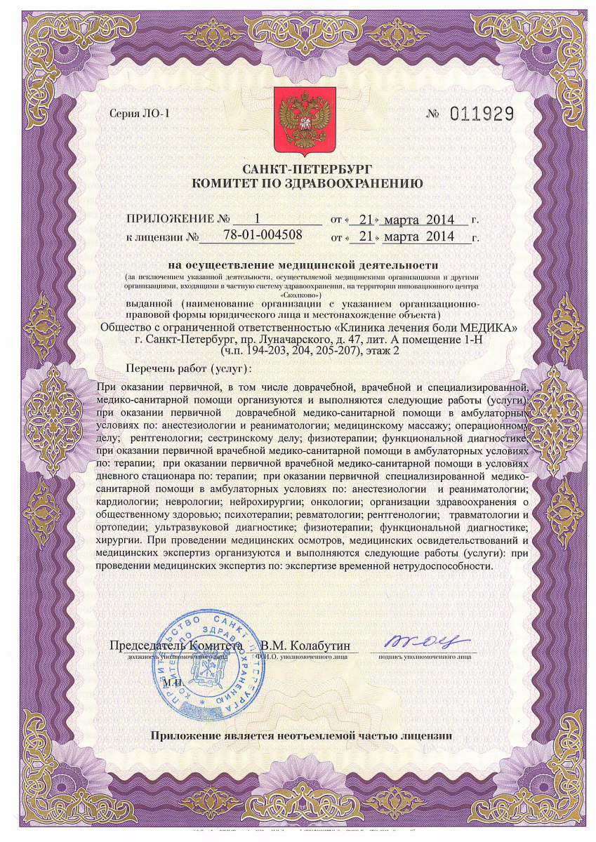 Лицензия Медика